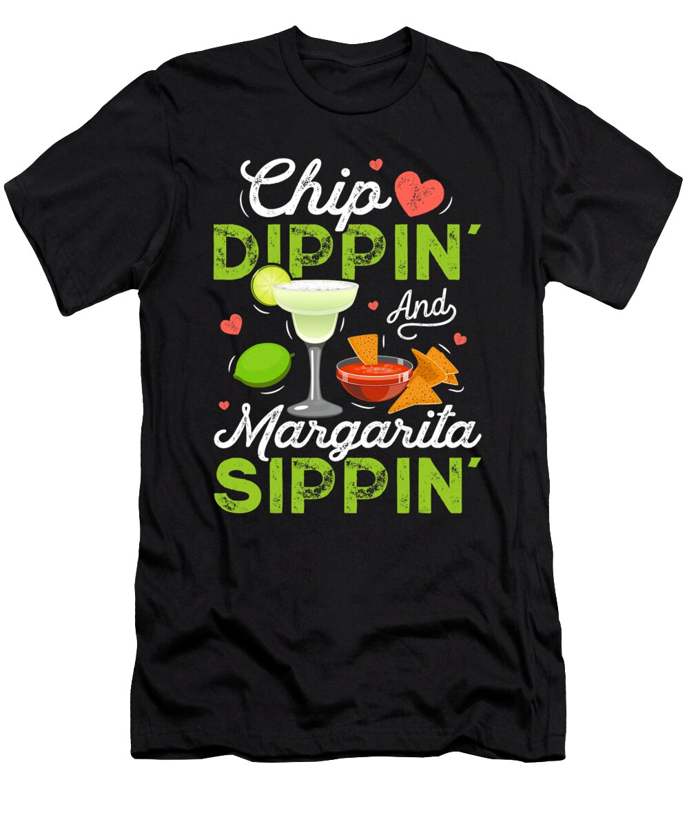 Chip Dippin and Margarita Sippin Funny Cinco De Mayo Men Dh Bubble T-Shirt