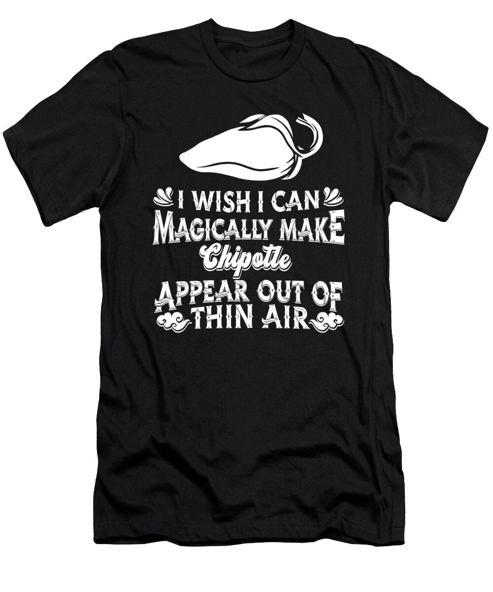 Chipotle Pepper Jalapeno Mexican Food Chipotle Crazy Squirrel T-Shirt