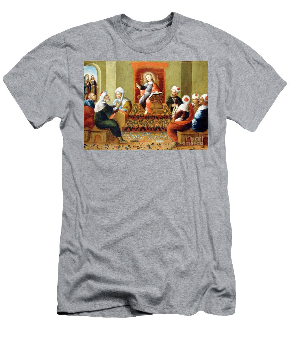 Christ and the Doctors Diego Quispe Tito T-Shirt