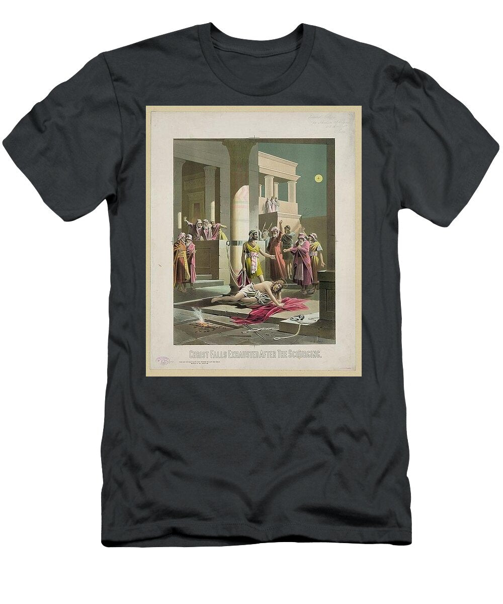 Christ Falls Exhausted After the Scourging Popular Art T-Shirt