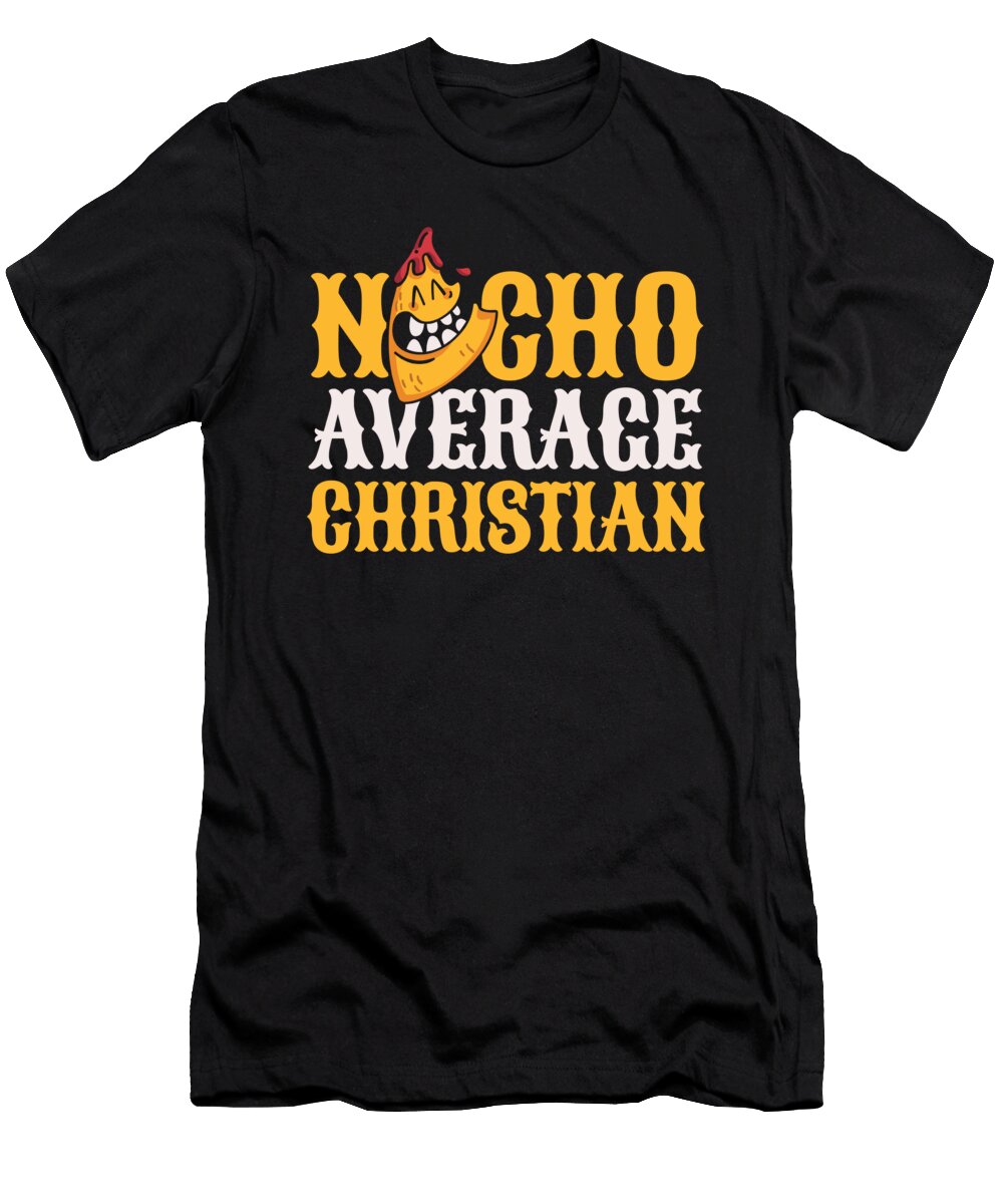 Christian Cool Christianity Bible Nacho Average Christian Crazy Squirrel T-Shirt