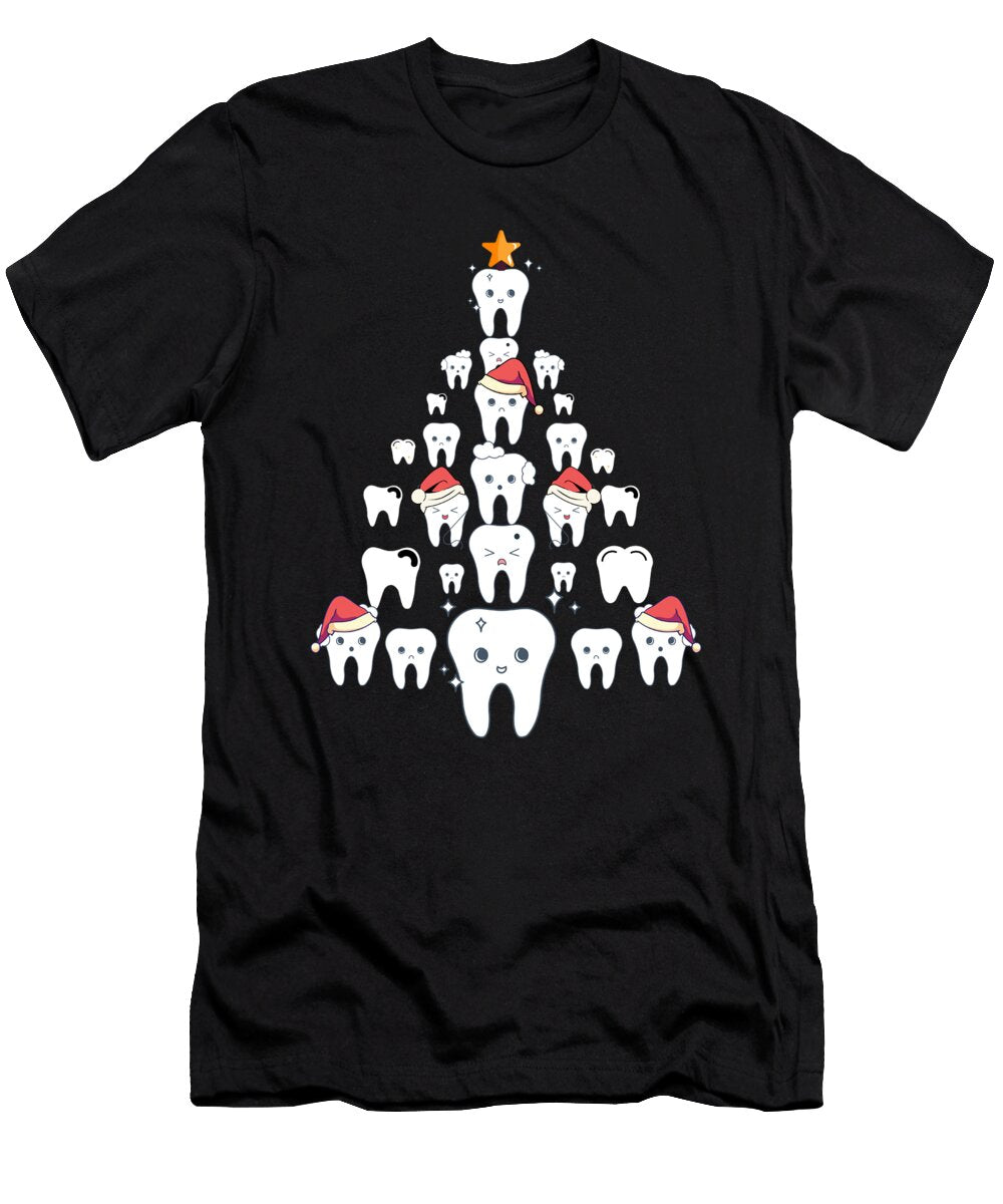 Christmas Dentistree Funny Dentist Xmas Gift Haselshirt T-Shirt