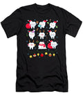 Christmas Teeth Santa Dental Cute Xmas Dentist Natalie Lidford T-Shirt