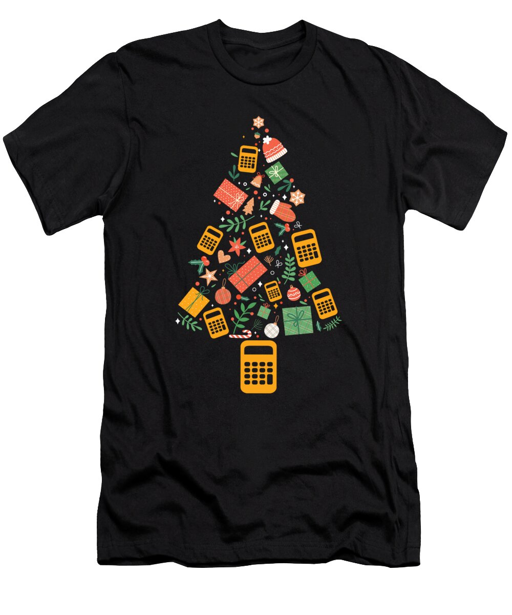 Christmas Tree Accountant Cpa Christmas Accounting Florian Dold Art T-Shirt