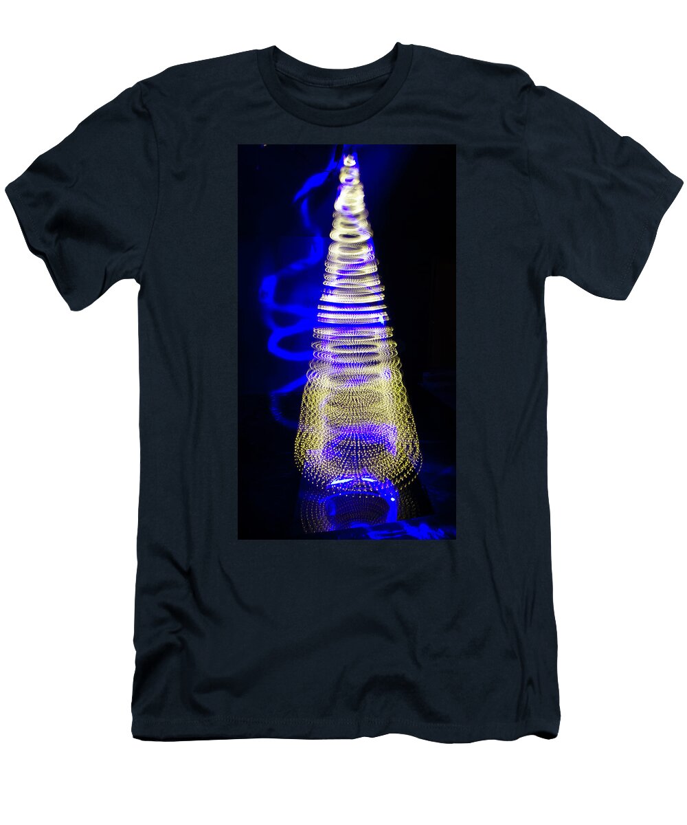 Christmas Tree Blue Butch Hovendick T-Shirt