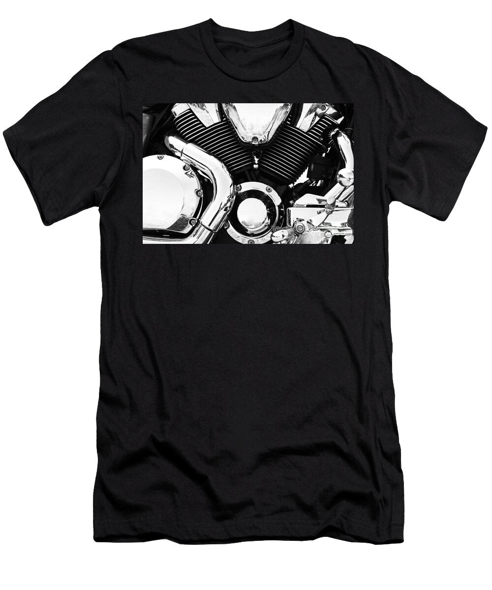 Chrome Motorcycle Engine Dimitar Hristov T-Shirt