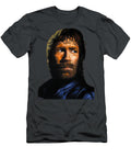 Chuck Norris As Walker Texas Ranger Oil on Velvet By Jorge Torrones Version 2 Jorge Terrones T-Shirt