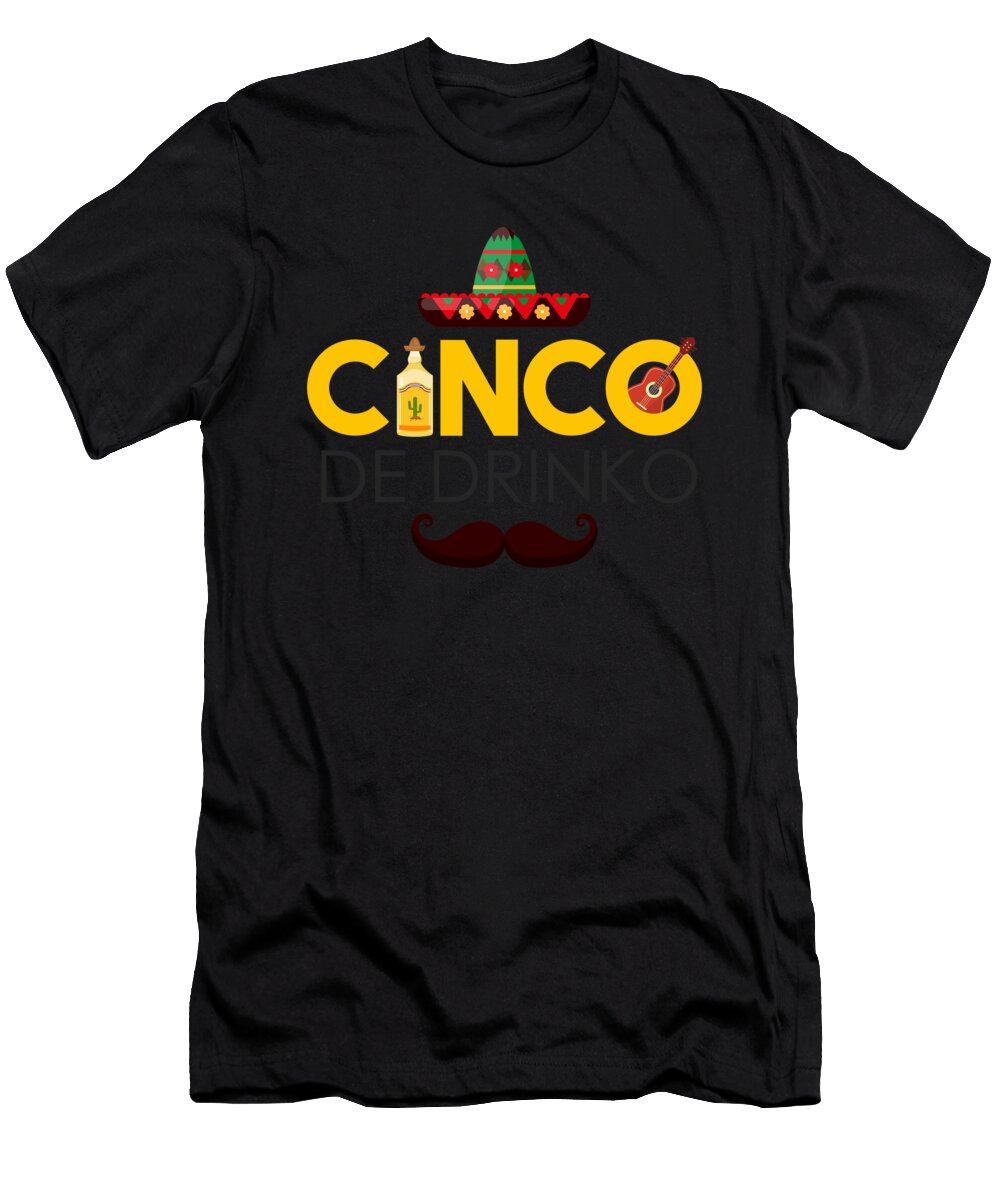 Cinco De Drinko Cinco De Mayo Tacos Mexico Chili Mexican Nachos Gift Thomas Larch T-Shirt