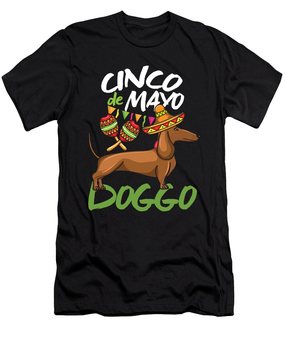 Cinco De Mayo Doggo Taco Mexico Chili Mexican Nachos Gift Thomas Larch T-Shirt