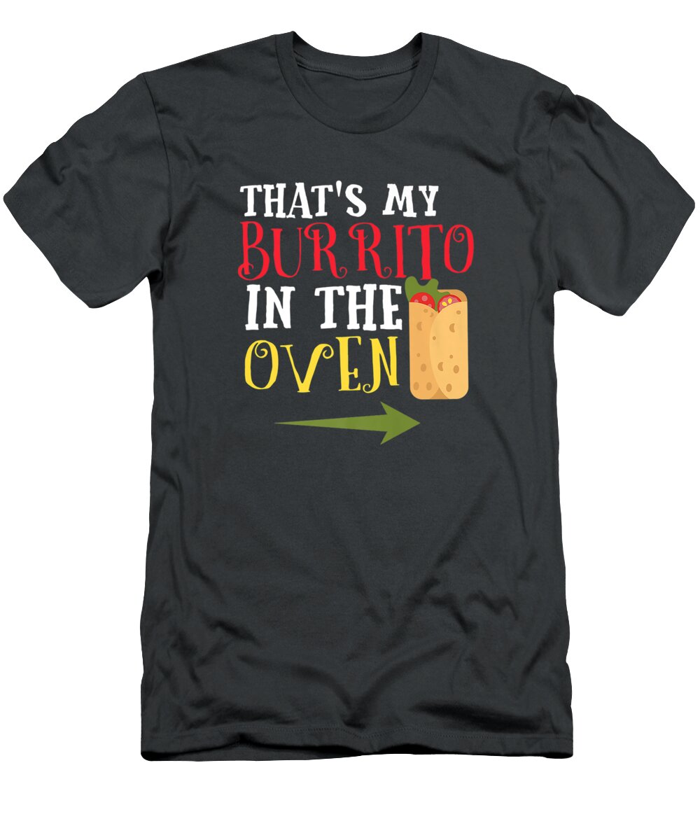 Cinco De Mayo Pregnancy Announcement Burrito Oven Funny Premium Cinco De Mayo Devyn1peggy T-Shirt