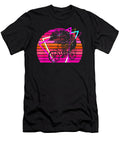 Circus Bear Vaporwave Sunset Circus Animal Synthwave Hoang Tuyen T-Shirt