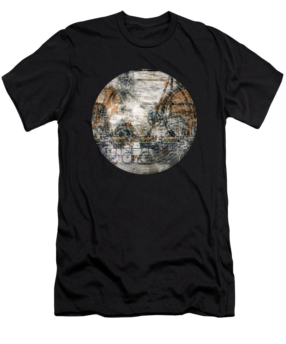City Art Amsterdam Bicycles Melanie Viola T-Shirt