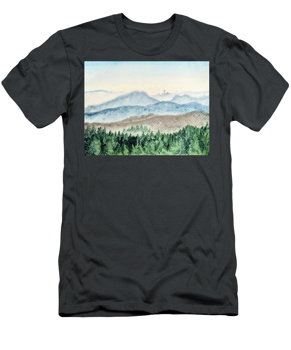 City in the Distance Masha Batkova T-Shirt