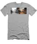 City New Orleans a Look At St Charles Ave 1910 Side By Side Mike Savad T-Shirt