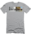 City Ny the Circus Is Coming to Town 1920 Side By Side Mike Savad T-Shirt