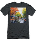 Cityscapes in Fall Colors Watercolor Impressionist Paintings Lourry Legarde T-Shirt