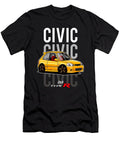 Civic Ek9 Type R Car Vector Art Cartoon Caricature Style the Bugz T-Shirt