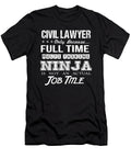 Civil Lawyer Ninja Job Gift Item Shi Hu Kang T-Shirt