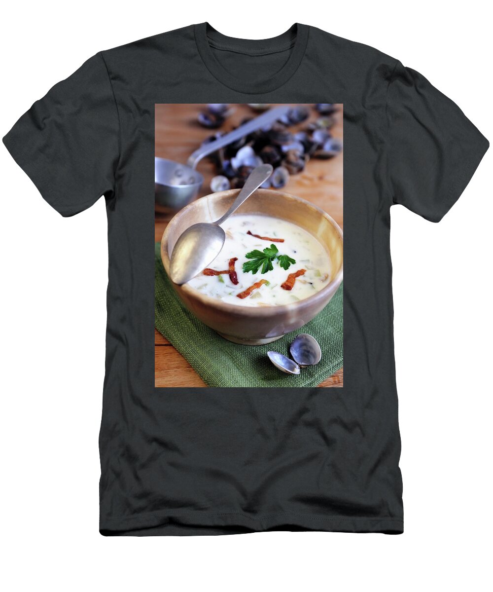 Clam Chowder with Bacon USA Mario Matassa T-Shirt