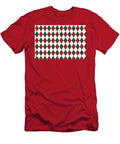 Classic Argyle Diamond Shape Plaid Pattern Petite Patterns T-Shirt