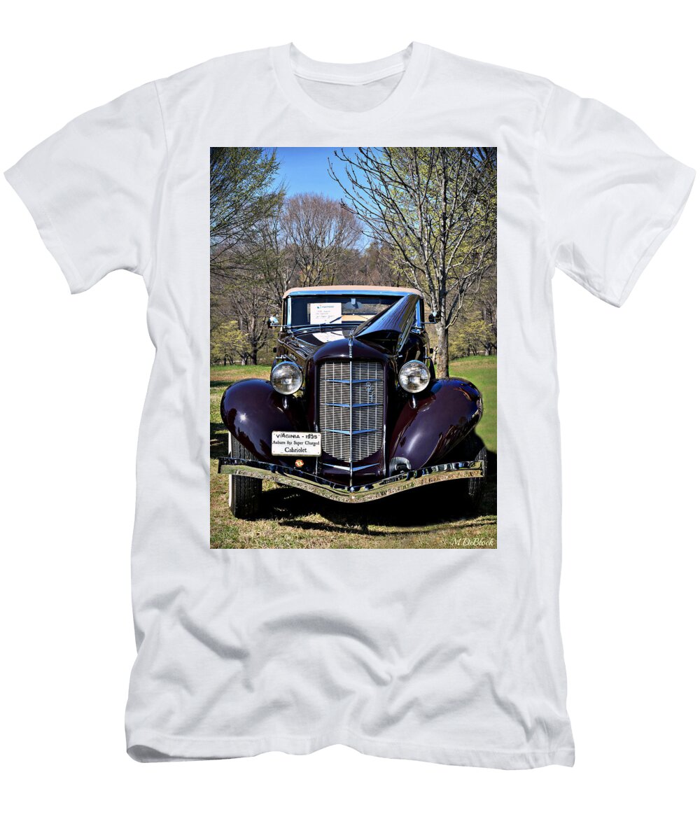 Classic Auburn 851 Super Charged Cabriolet Marilyn Deblock T-Shirt
