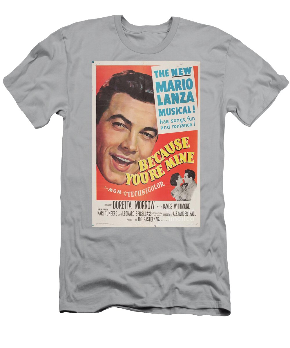 Classic Movie Poster Because Youre Mine Esoterica Art Agency T-Shirt