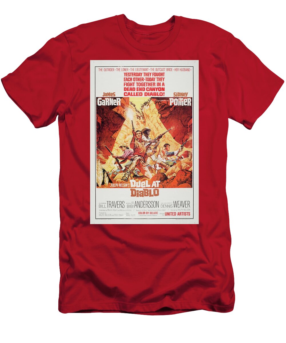 Classic Movie Poster Duel At Diablo Esoterica Art Agency T-Shirt