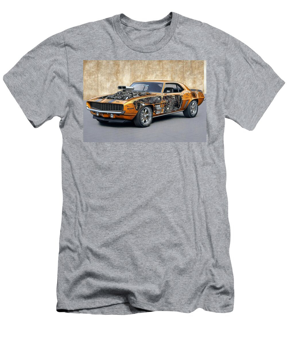 Classic Muscle Car Blueprint Frederick Vellani T-Shirt
