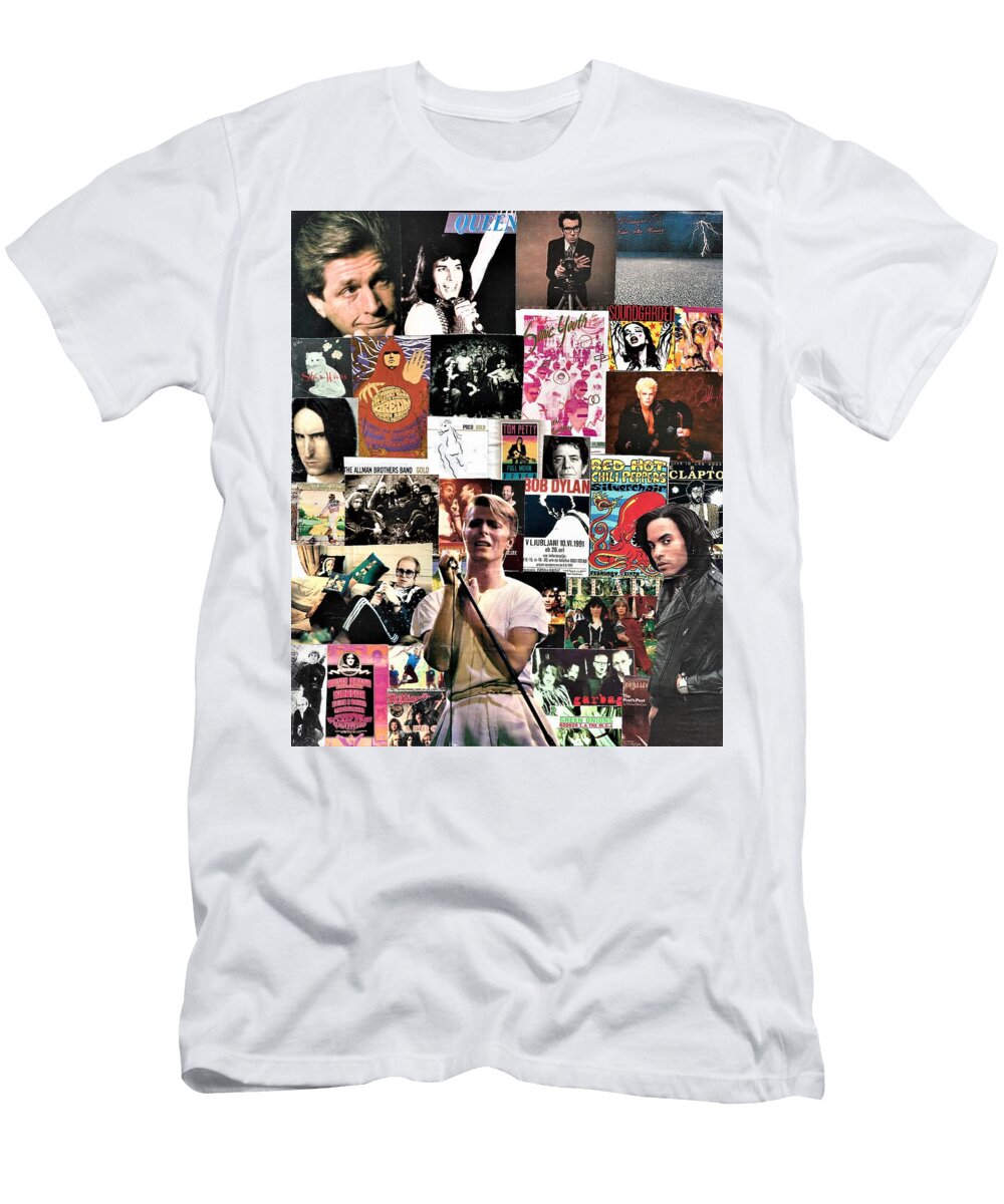 Classic Rock Collage 29 Doug Siegel T-Shirt