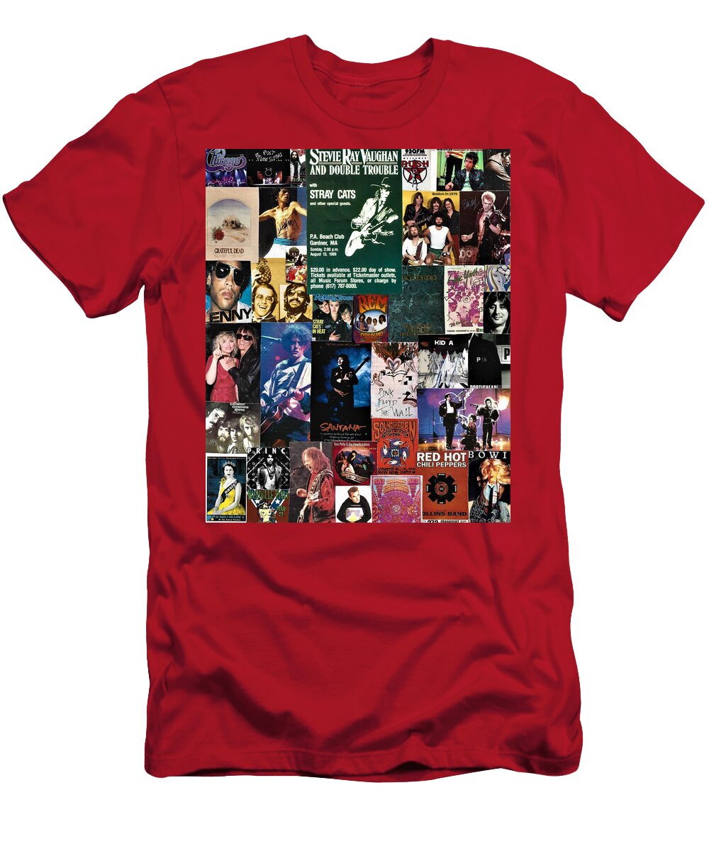 Classic Rock Collage 30 Doug Siegel T-Shirt