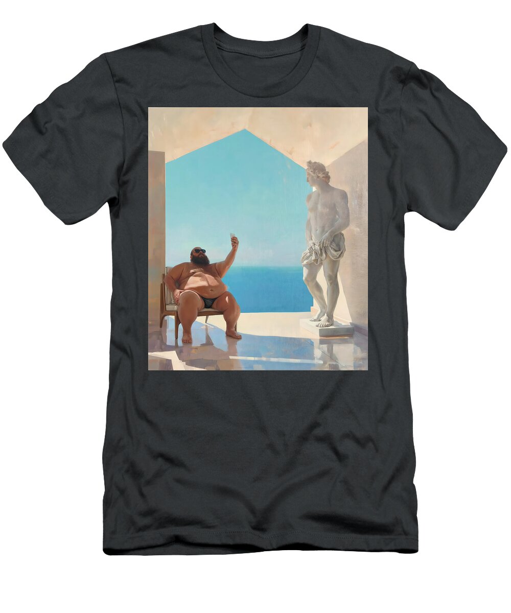 Classical Statue Julia the Pooh T-Shirt