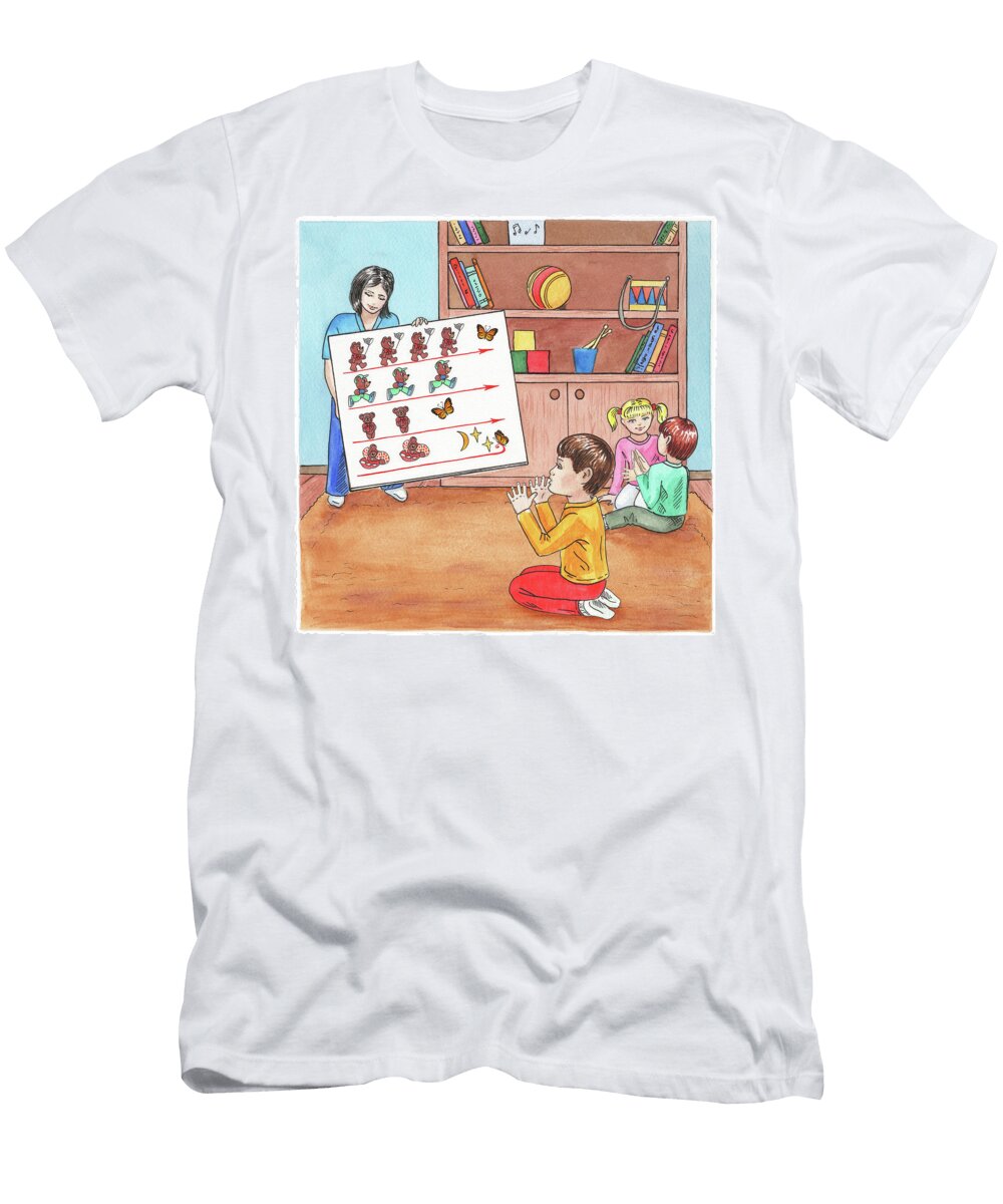 Classroom Children Book Illustration Irina Sztukowski T-Shirt