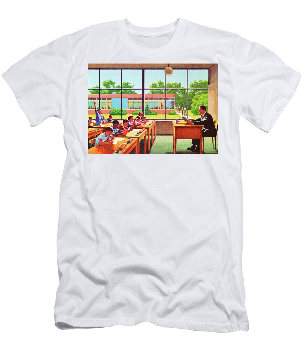 Classroom Full of Children Csa Images T-Shirt