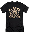 Classy with a Savage Side Funny Sarcasm Organicfoodempire T-Shirt