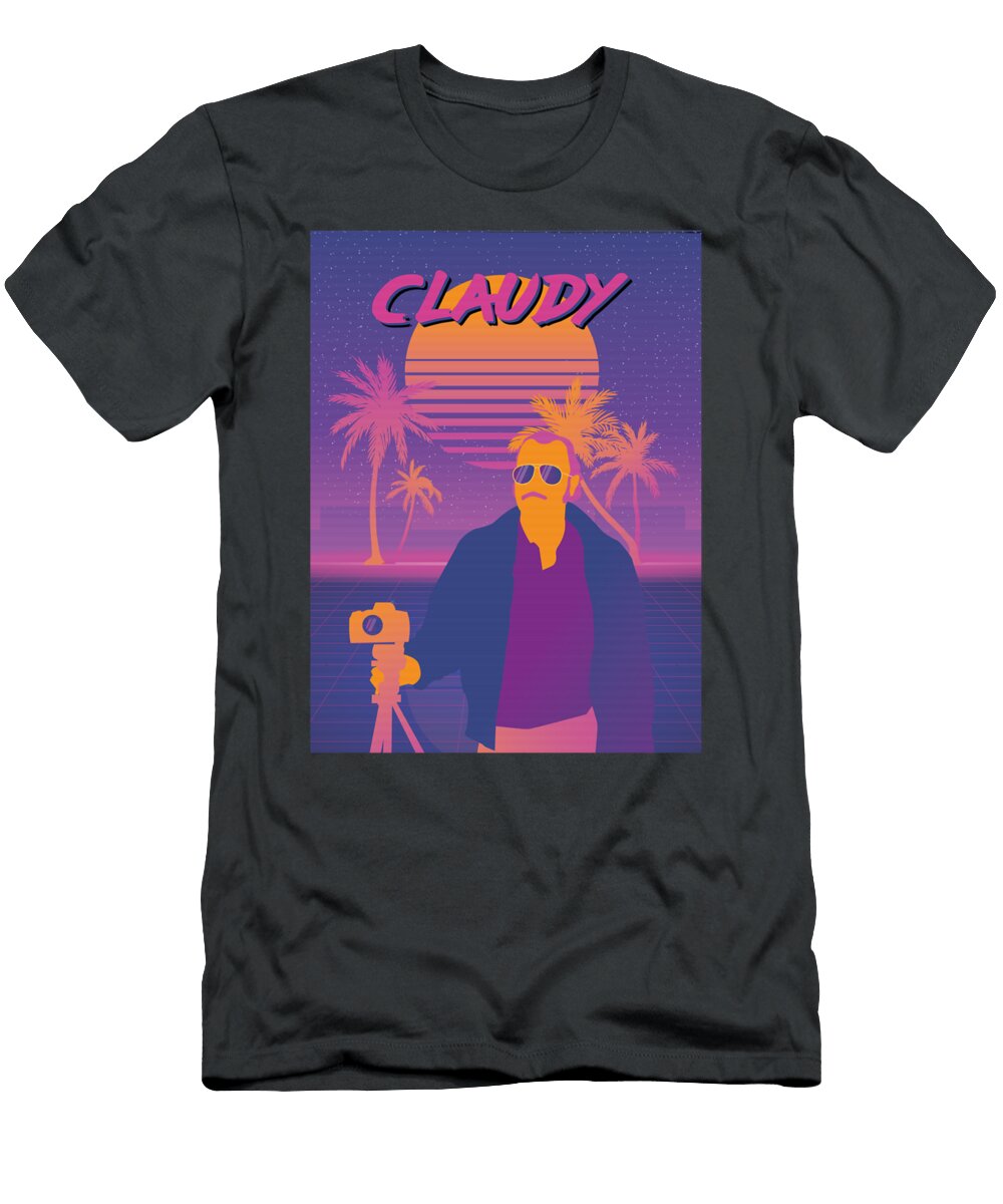 Claudy Synthwave Dikkenek Donald Lowe T-Shirt