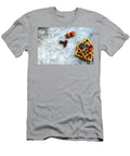 Clean Background with a Lot of Negative Space for Healthy Food with Red Fruits and Waffle Joaquin Corbalan T-Shirt