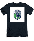 Clenched Fist Dogtag Warrior Crest Retro Aloysius Patrimonio T-Shirt