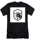 Clenched Fist Holding Dogtag Crest Retro Aloysius Patrimonio T-Shirt