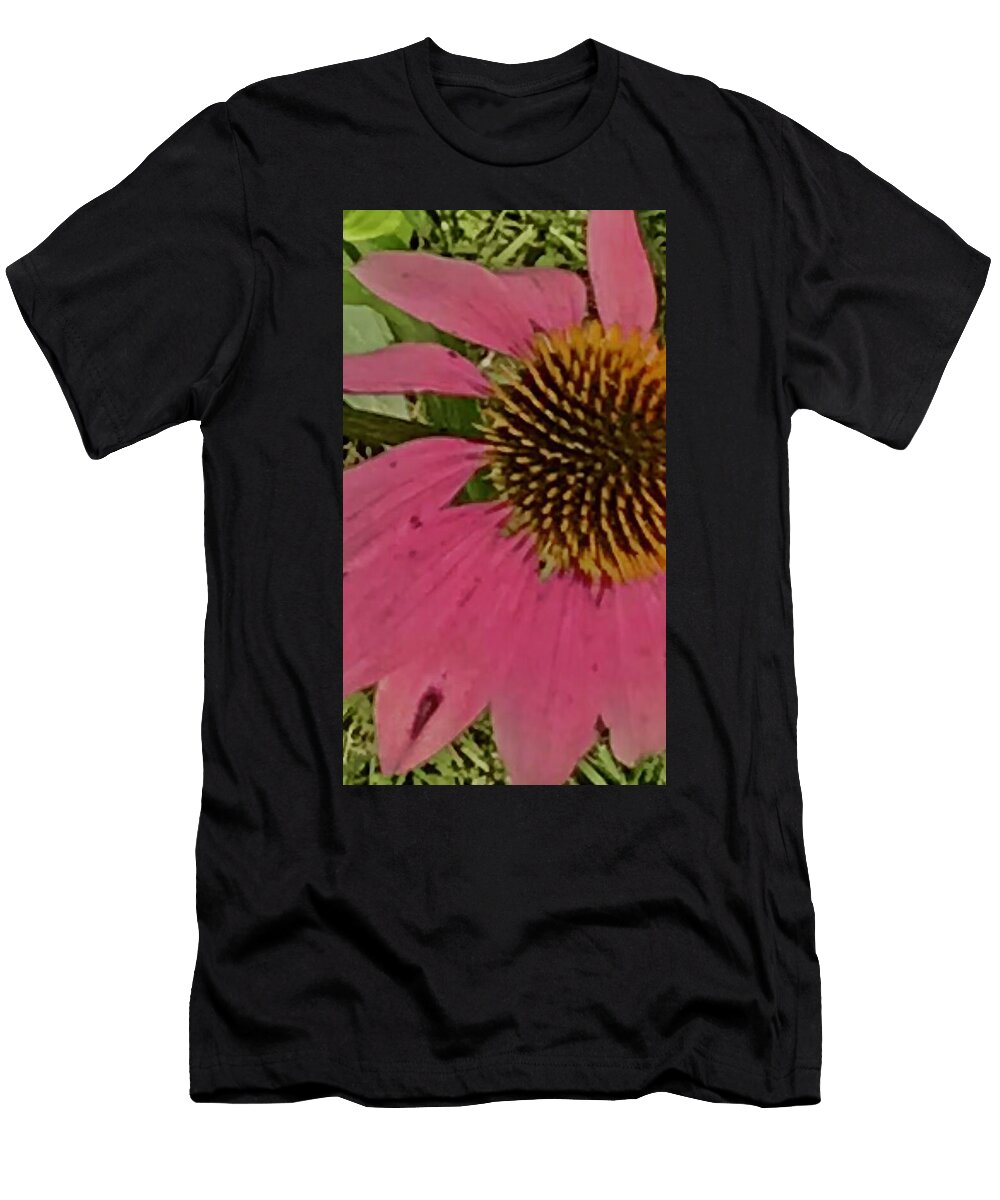 Close Up of a Pink Flower LA Veta Kirby T-Shirt