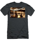 Close Up of Grunge Old Combustion Engine From Vintage Tractor Matthew Gibson T-Shirt