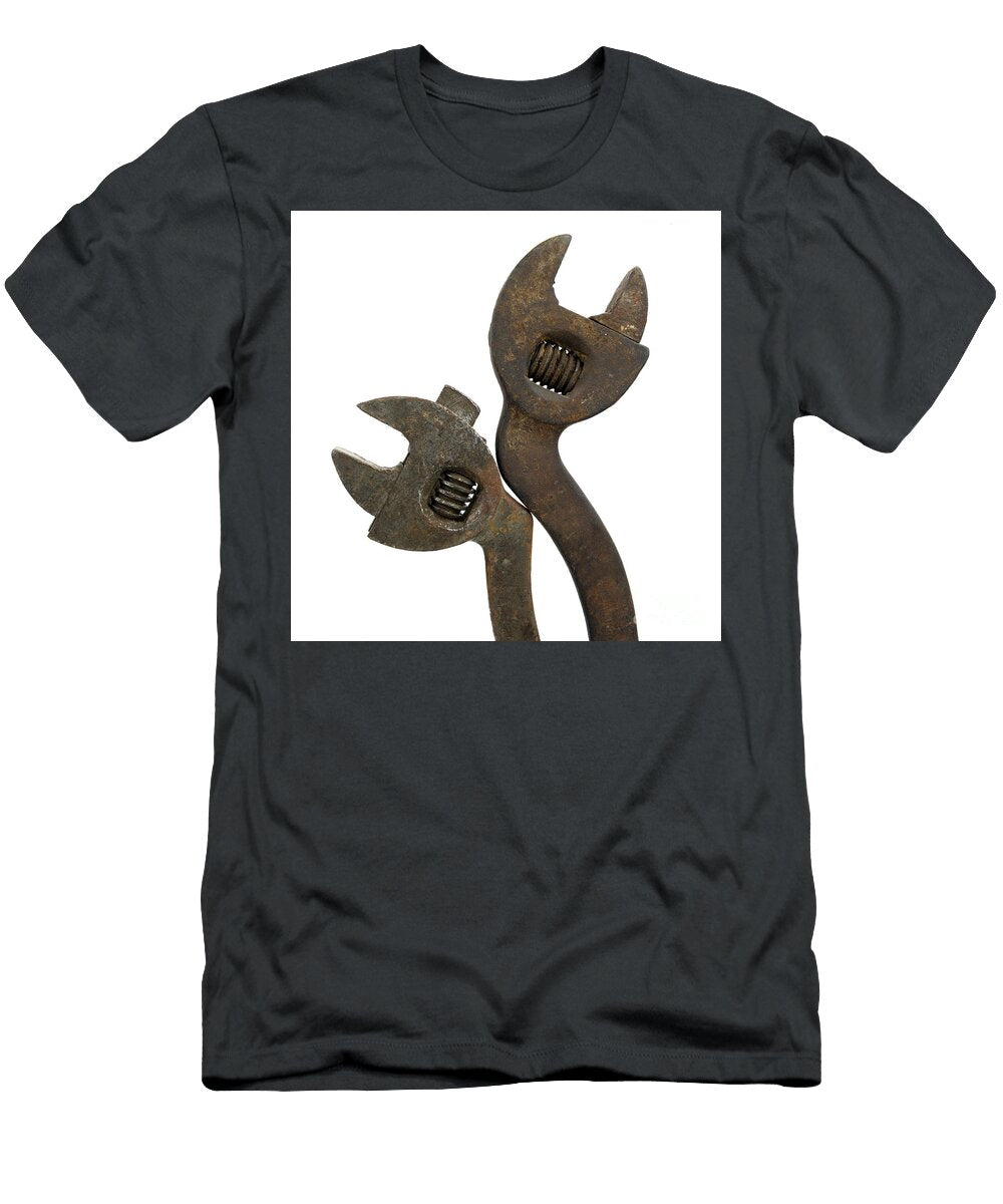 Close Up of Rusty Adjustable Spanner Studio Shot Bernard Jaubert T-Shirt