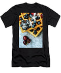 Close Up of Waffles with Tasty Fruits Cranberries Cherries and Joaquin Corbalan T-Shirt