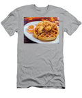 Close Up Shot of Deep Fried Chicken with Waffle Chon Kit Leong T-Shirt