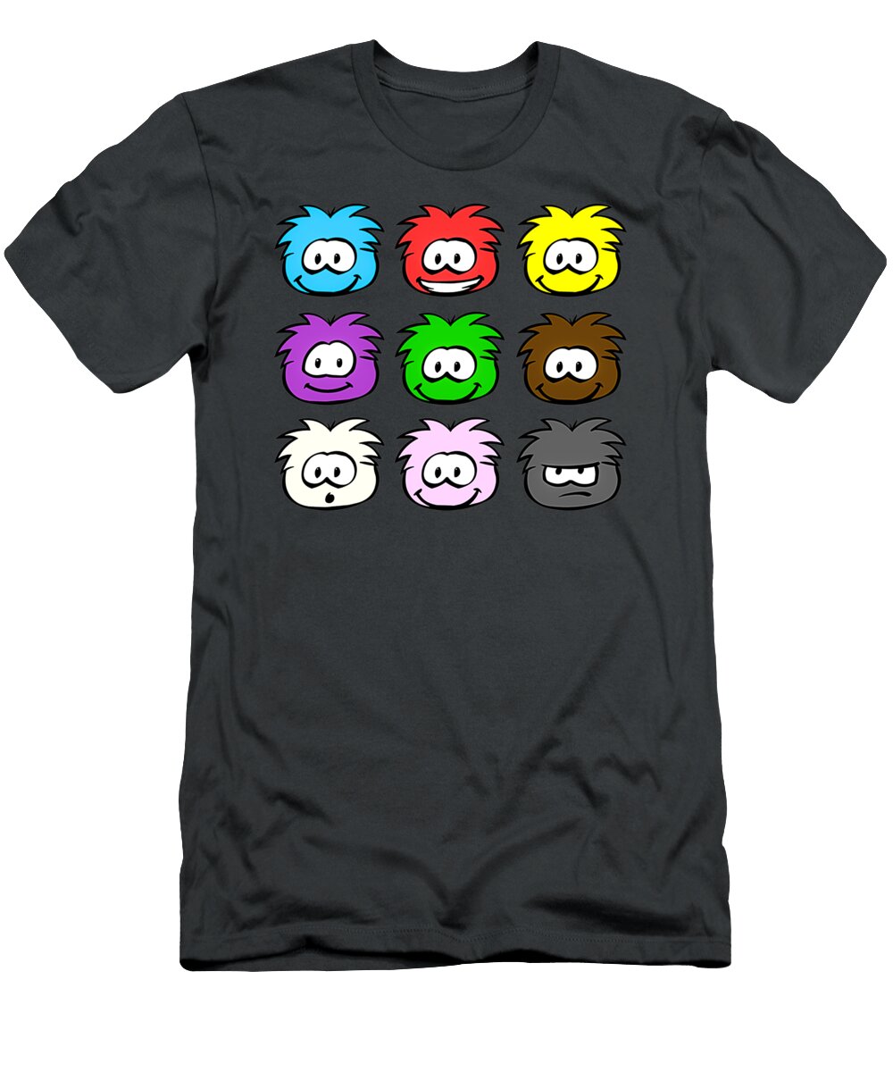 Club Penguin Oldschool Puffles Davis Davies T-Shirt