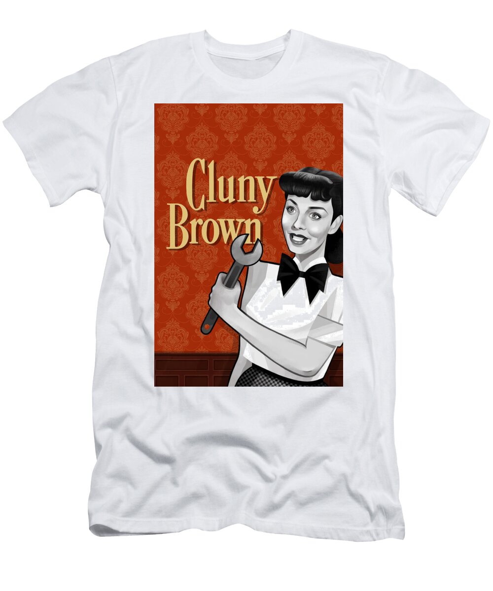 Cluny Brown Maribeth Bouton T-Shirt