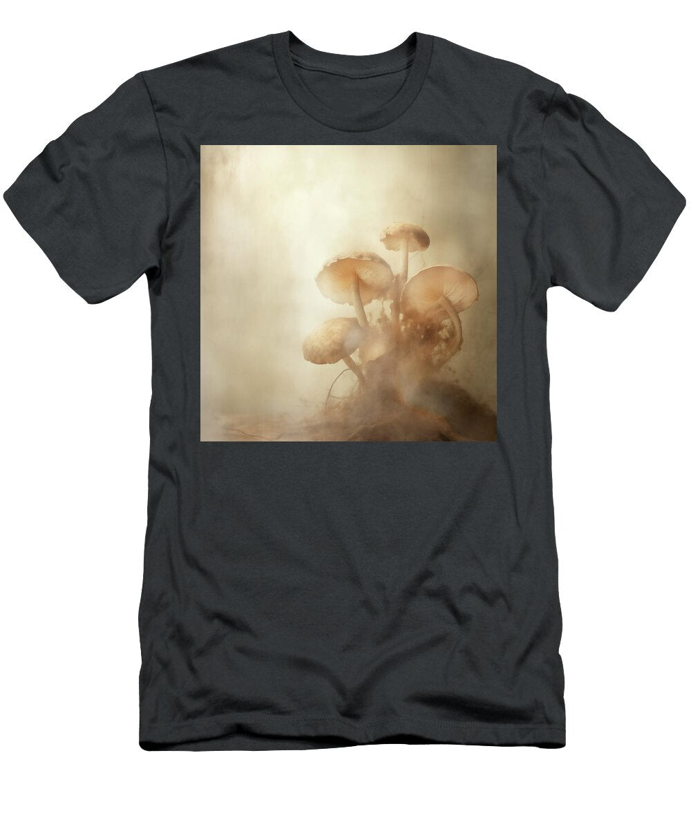 Cluster of Wild Mushrooms in Fog Yo Pedro T-Shirt