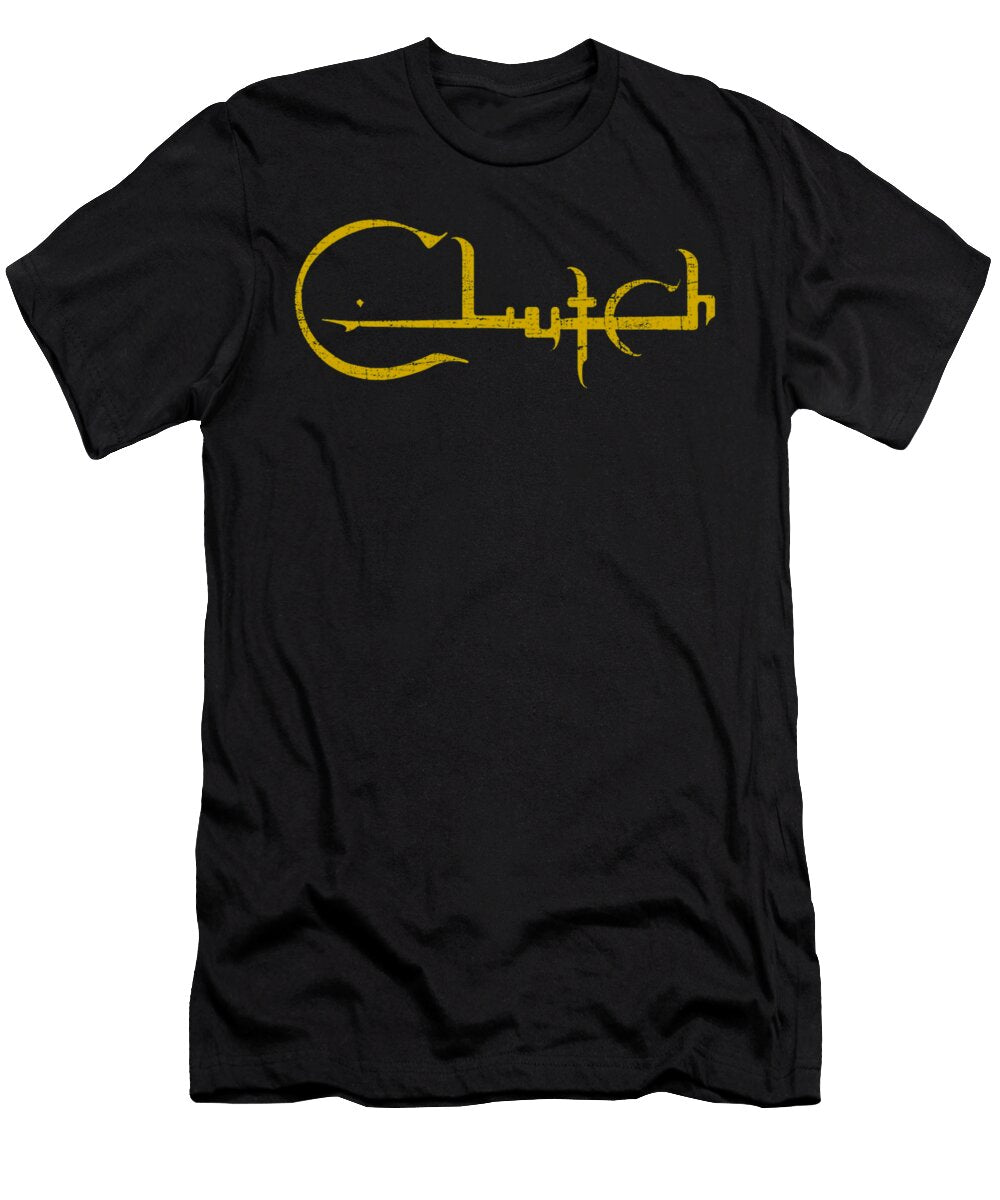 Clutch Band Logo Vintage Illustration Boy Joshua Saunders T-Shirt