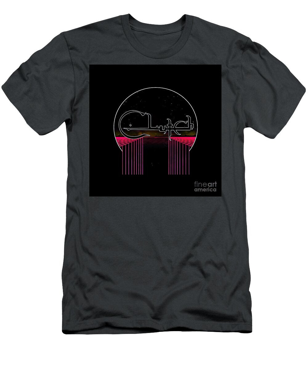 Clutch Logo with Neon Grid Easton Adrian T-Shirt