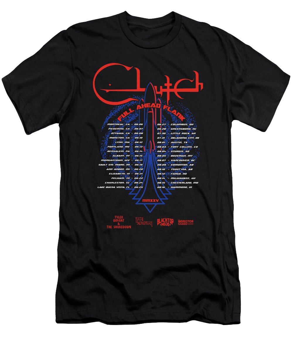 Clutch USA Tour Date 2025 Ea33 Erhart Art T-Shirt