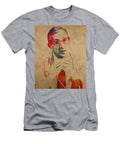Coach John Wooden Watercolor Portrait Design Turnpike T-Shirt
